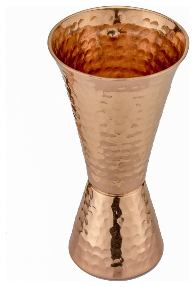 Prince of Scots Premium Hammered Solid Copper Jigger