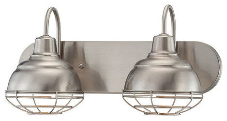 Millennium Lighting Neo-Industrial Vanity, Satin Nickel
