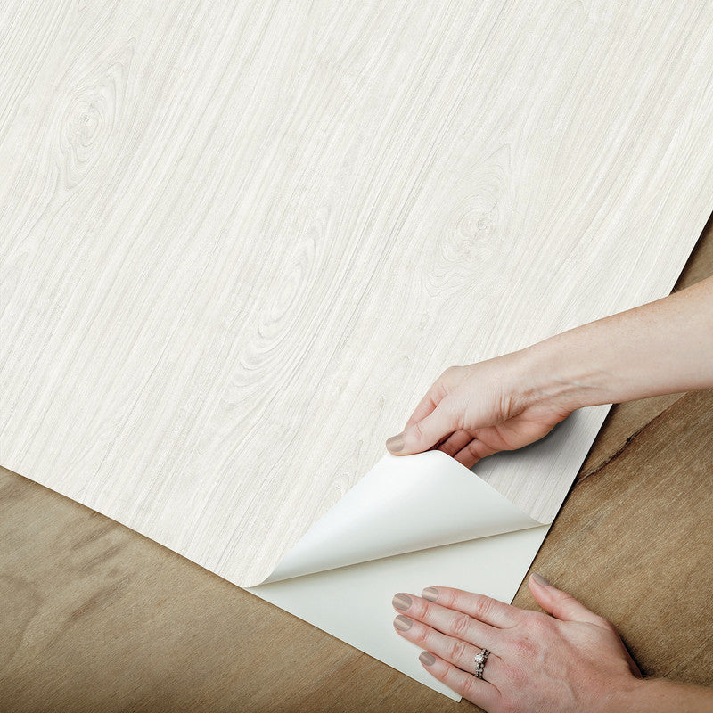 Cherry Wood Peel & Stick Wallpaper