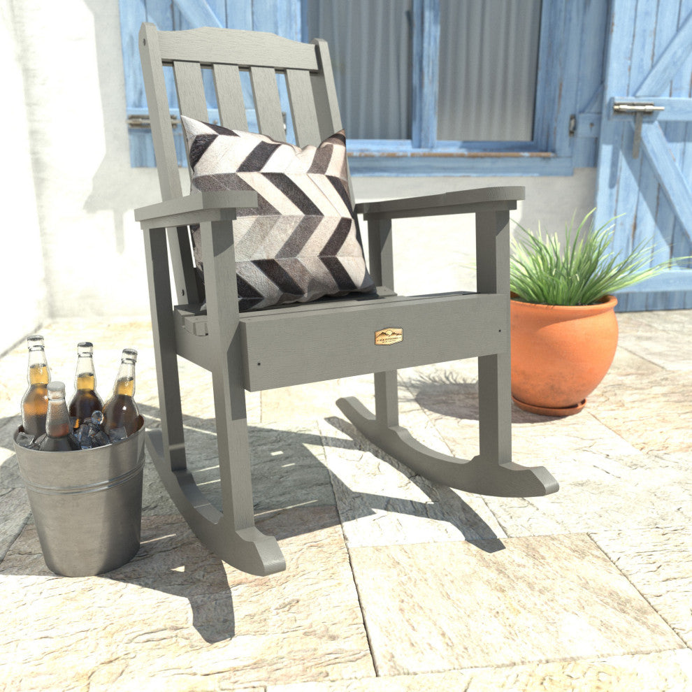 Essential Country Rocking Chair, Coastal Teak