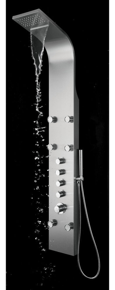 Blue Ocean 62"? Stainless Steel SPS88991 Thermostatic Shower Panel