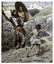 "David Slings The Stone" Digital Paper Print by James Tissot, 16"x18"