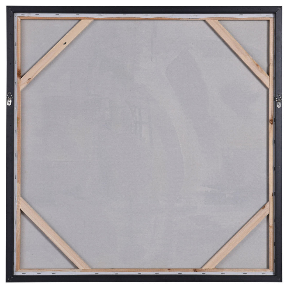 Voguish I Contemporary Hand Painted Textured Framed Canvas