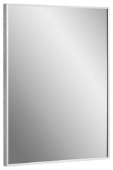 Vera Modern Chrome 24"Wx32"H Rectangular Mirror
