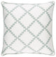 Surya Parsons PR-004 22"x22" Pillow Kit, Sage/White