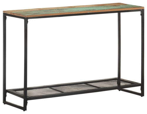 vidaXL Console Table Entryway Table Side Table with Shelf Solid Wood Reclaimed