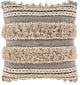 Helena Pillow, Taupe, 22"x22", Down Insert
