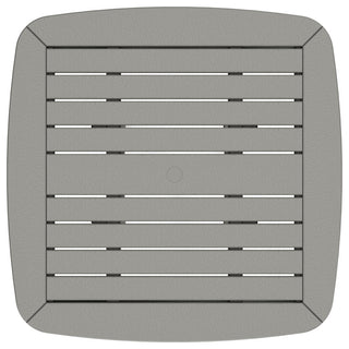 Polywood Nautical 37" Counter Table, Slate Gray