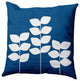 Simple Stems Decorative Throw Pillow, Dark Cobalt Blue, 16"x16"