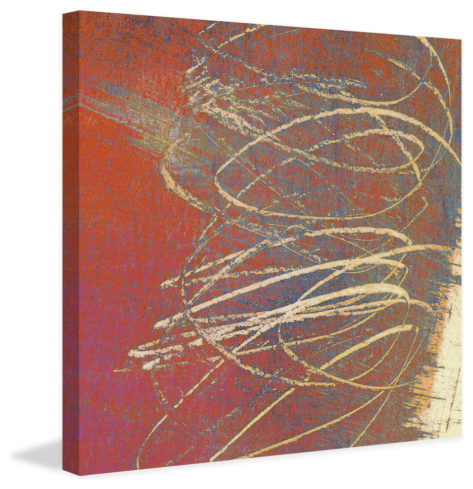 "Analog III" Painting Print on Canvas by Aryai