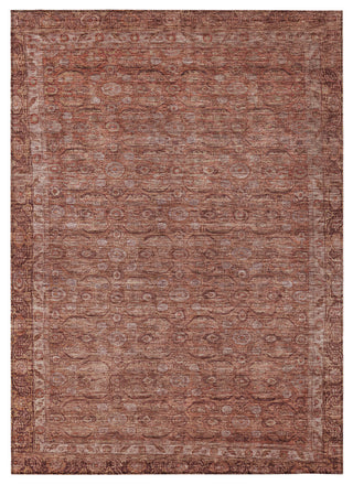 Machine Washable Indoor/Outdoor Chantille ACN1762 Terracotta 3' x 5' Rug