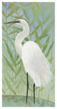 "Egret by the Shore II" Digital Paper Print by Kathrine Lovell, 20"x38"