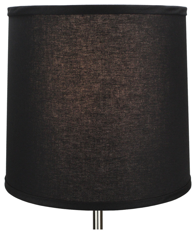 Fenchel Shades, 12"x13"x12" Spider Attachment Drum Lamp Shade, Linen