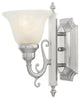 Livex French Regency 1 Light 6" Bath Lighting, Brushed Nickel