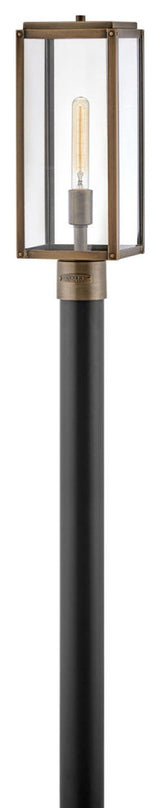 Hinkley Max Medium Post Top Or Pier Mount Lantern, Burnished Bronze