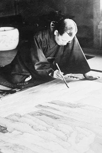 Raisho Tanaka Painting - Gallery Wrapped Canvas Art 28" x 42"