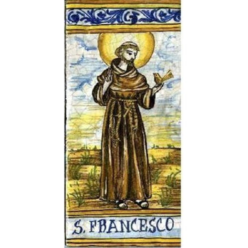 St. Francis, San Francisco Tile, Made in Italy