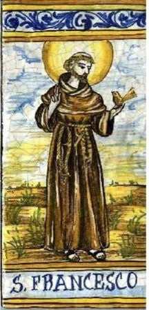 St. Francis, San Francisco Tile, Made in Italy