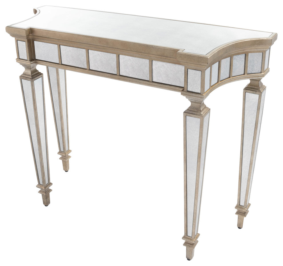 Butler Specialty Company, Garbo Mirrored Console Table, Silver