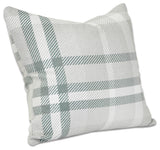 18"x18" Pacifica Accent Throw Pillow by Astella, Tartan Jade
