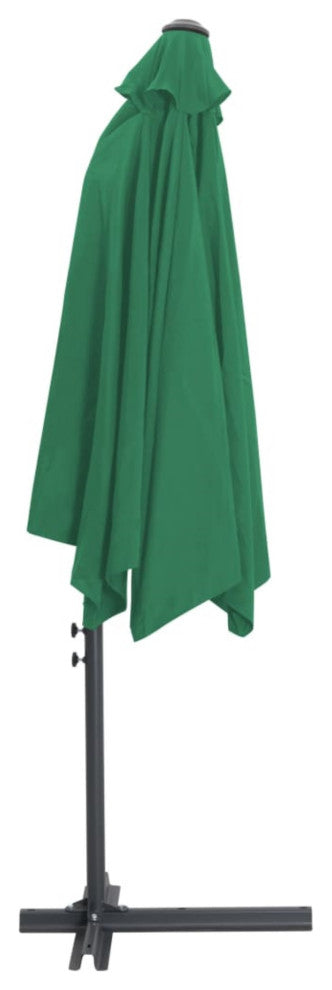 Vidaxl Outdoor Parasol With Steel Pole 118.1" Green