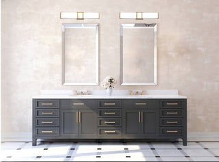 1-Light, 26W LED Vanity Light, Brushed Gold/Acrylic Shade