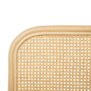 Latitude Classic Rattan Cane Headboard, Natural, Queen Size