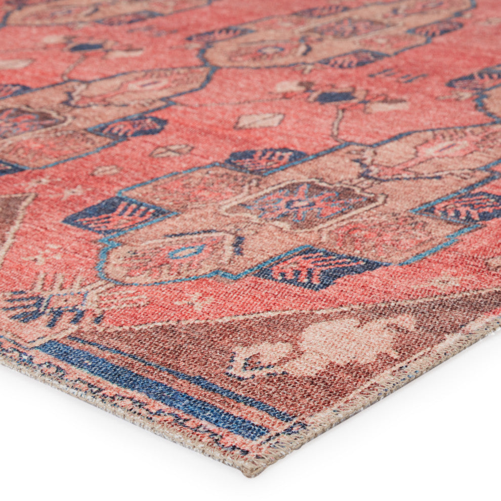 Vibe by Jaipur Living Lani Medallion Pink/Blue Rug, 2'6"x12'