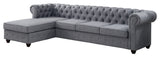 Gracia Sectional Sofa, Gray