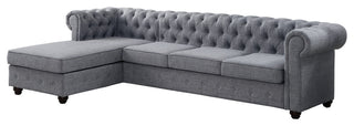 Gracia Sectional Sofa, Gray