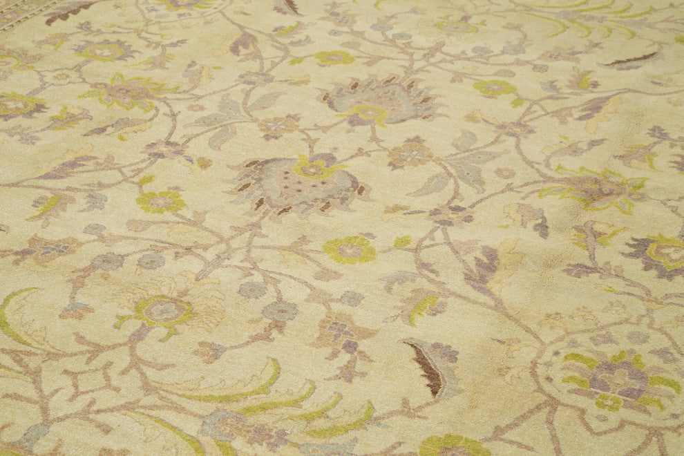 Rug N Carpet - Handmade Oriental 12' 0" x 18' 4" Large Oushak Area Rug