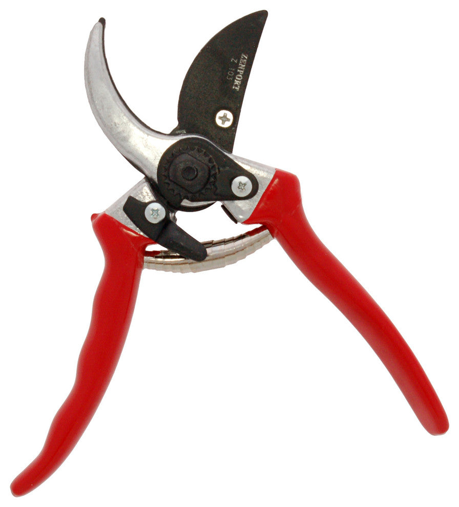 Swiss Style Hand Pruner, 1" Cut, Die Cast Steel, 8.5"