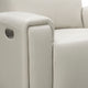 Perry Leather Power Reclining Sofa With Power Headrests, Ivory