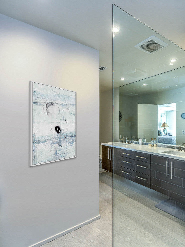 "Sweetness" Floater Framed Painting Print on Canvas, 30"x45"