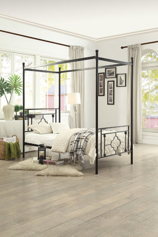 Grayton Canopy Metal Platform Bed, Twin