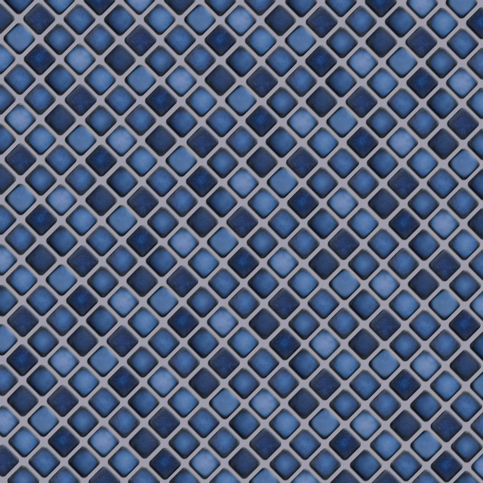 Hudson Diamond Sapphire Porcelain Floor and Wall Tile