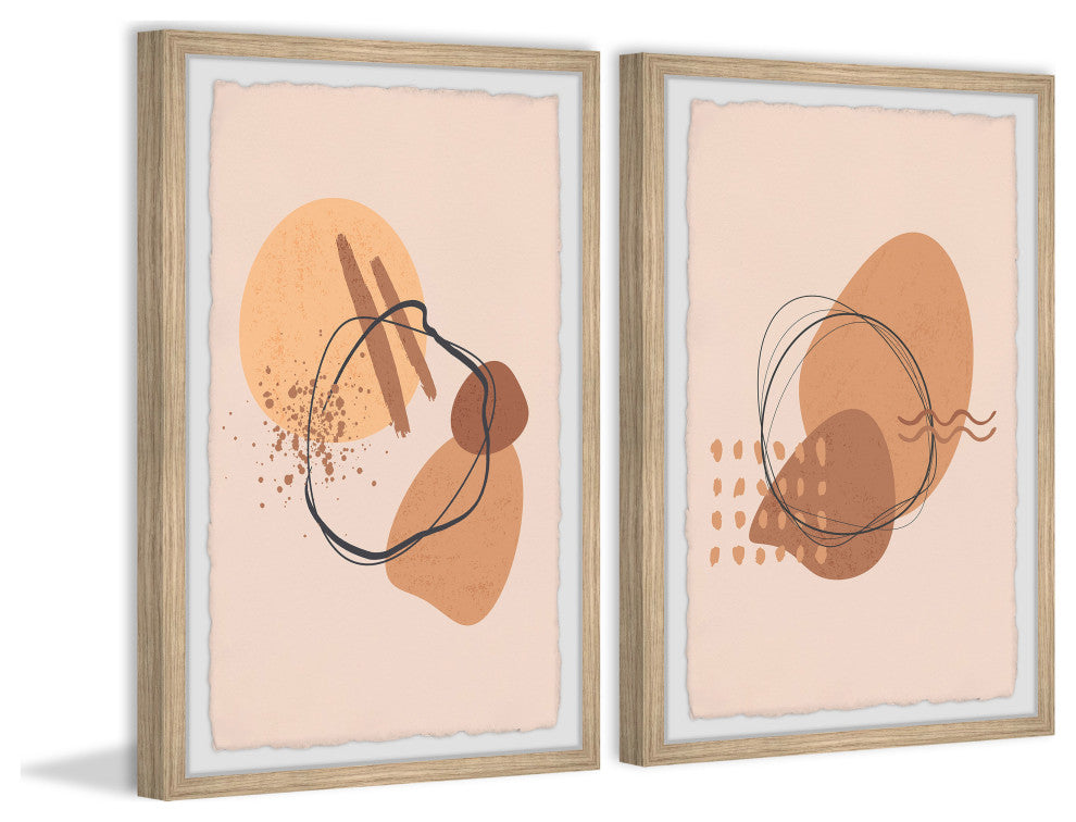Out of Darkness Diptych, 2-Piece Set, 12x18 Panels