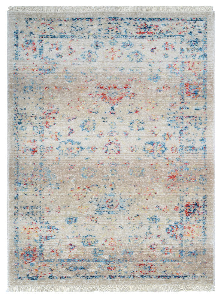 MACHINE MADE POLYESTER AREA RUGS  -Multicolor, Oriental ,Rugs for Living Room