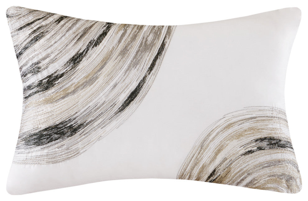 Madison Park Microfiber Printed 7-Piece Comforter Set, Queen