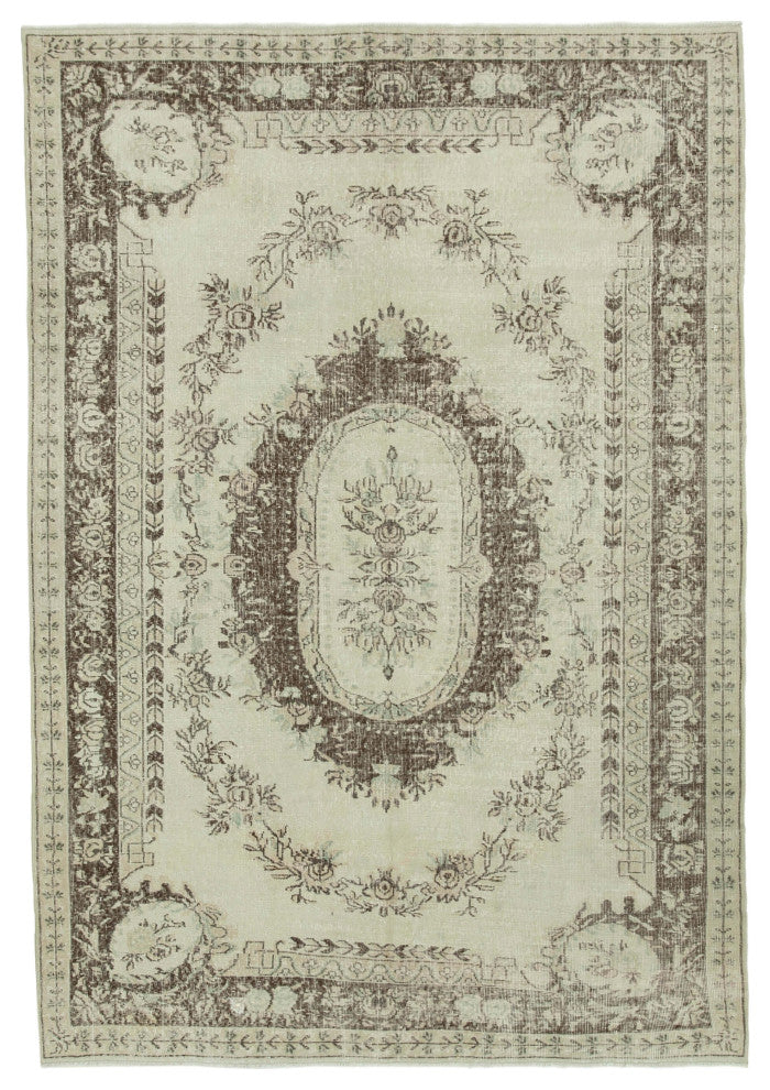 Rug N Carpet - Hand-knotted Anatolian 7' 0" x 10' 1" Wool Area Rug