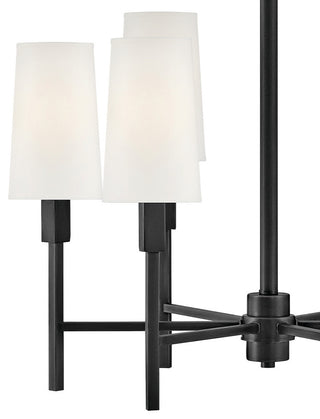 Hinkley Fenwick Medium Chandelier, Black
