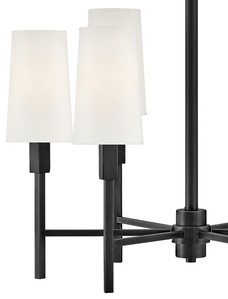 Hinkley Fenwick Medium Chandelier, Black