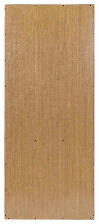 Modern Wood Bookcase With Doors, Office Shelving, Light Brown