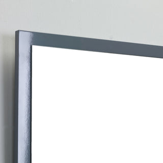 Eviva Reflection 24" Gray Full Framed Bathroom Wall Mirror
