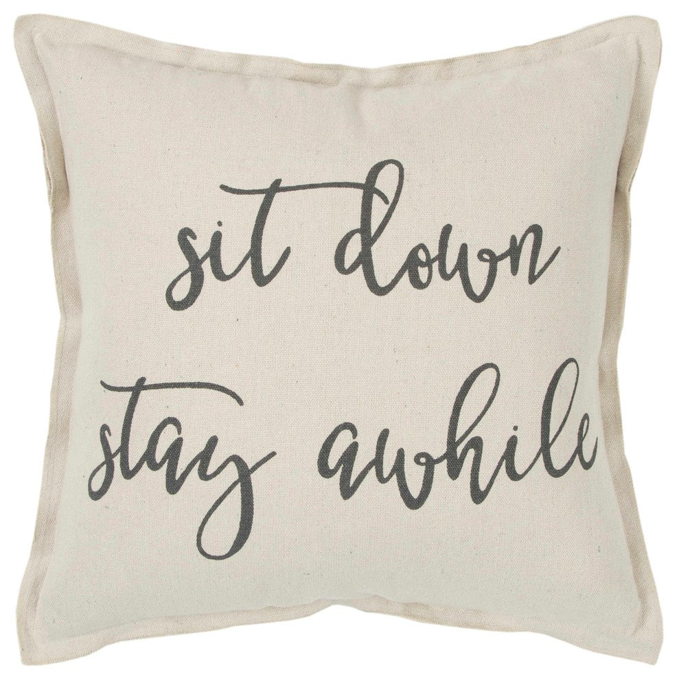 Rizzy Home 20"x20" Pillow