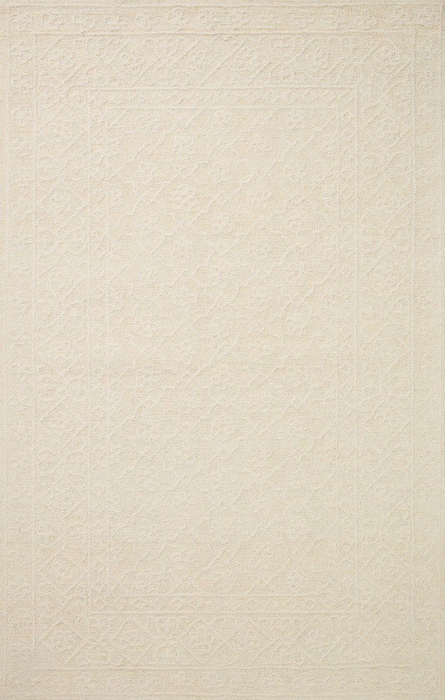 Loloi Cecelia Ivory / Ivory 2'-6" x 9'-9" Area Rug