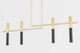 Thurston 4-Light LED Island Light, Aged Old Bronze Frame, Clear Diffuser