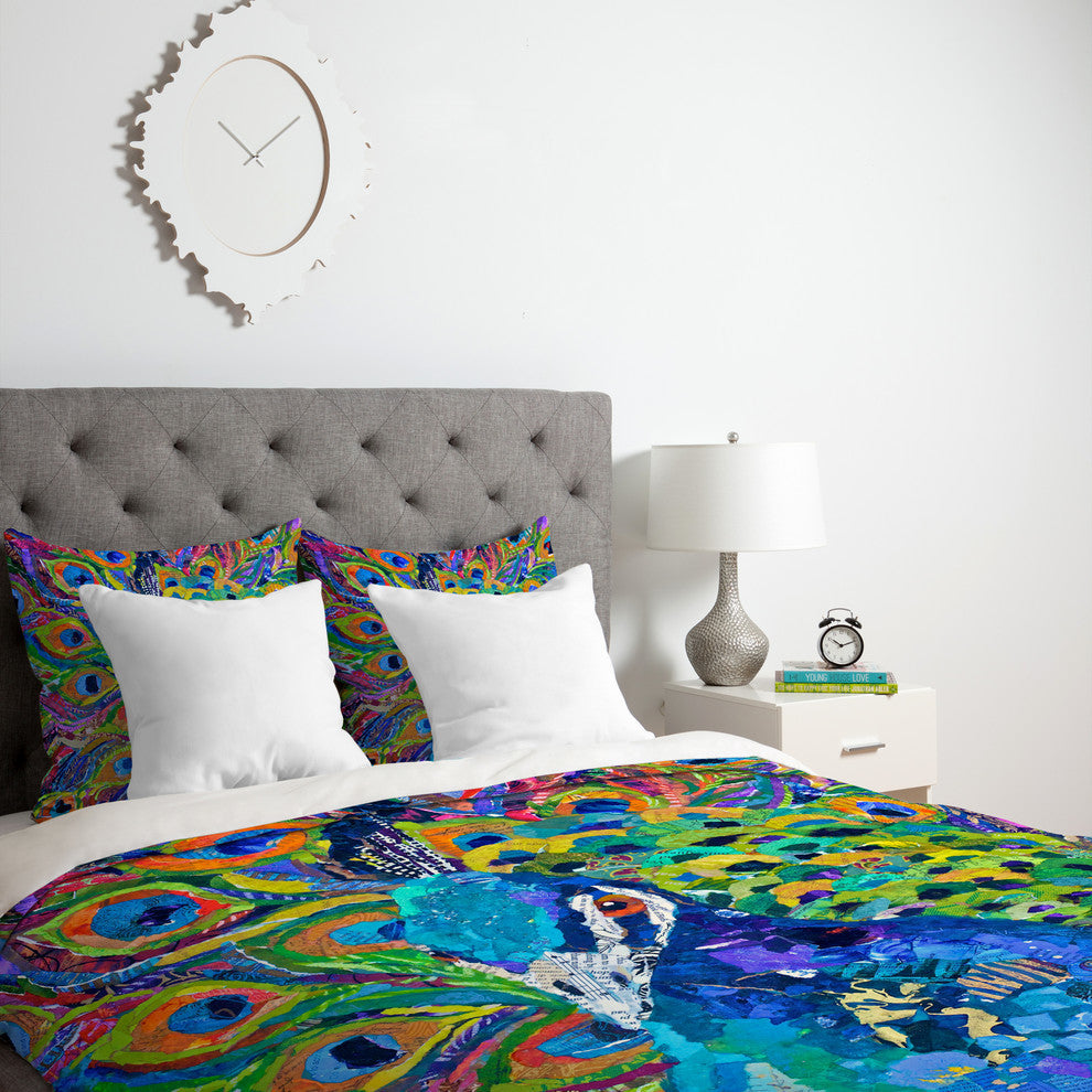 Deny Designs Elizabeth St Hilaire Nelson Cacophony Of Color Duvet Cover - Lightw
