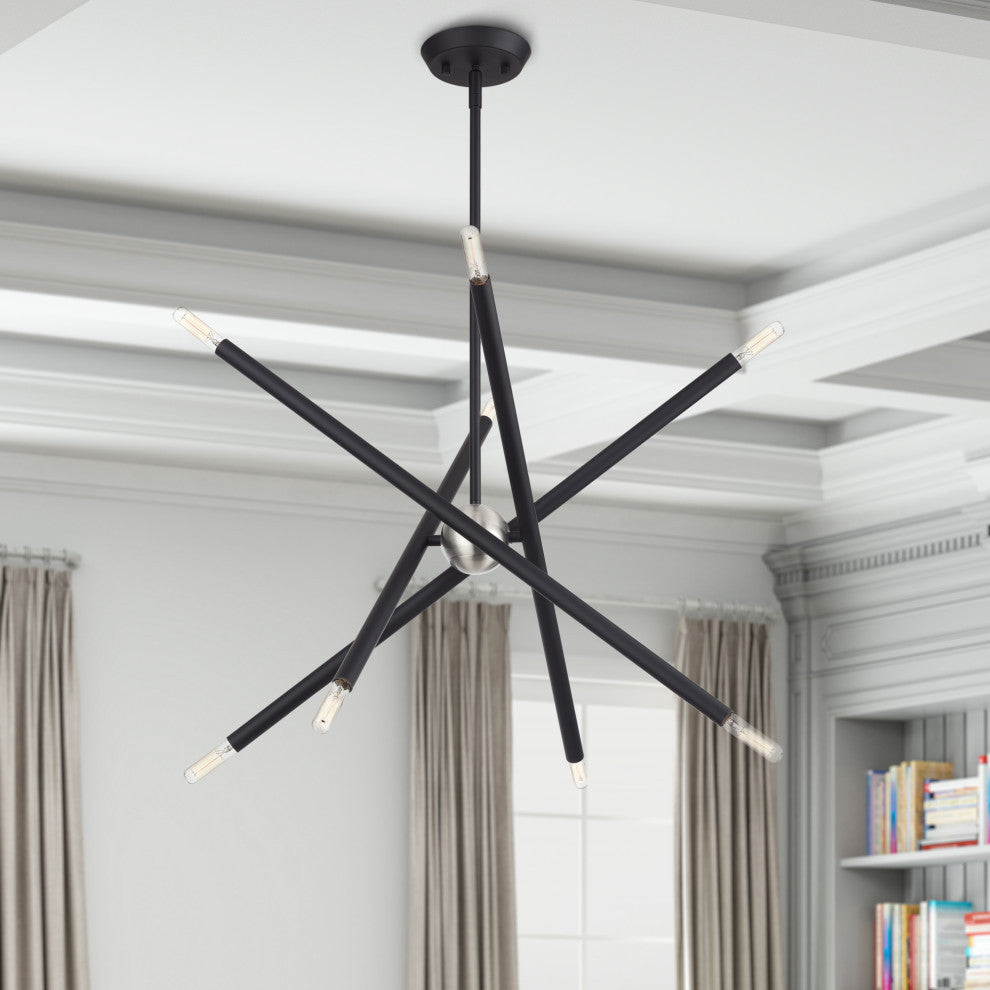 Soho 8-Light Black Chandelier