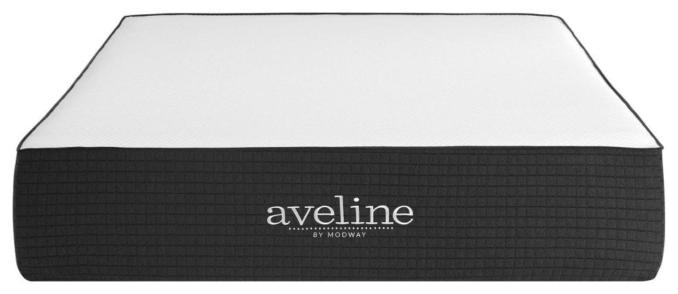 Aveline 14" Memory Foam King Mattress, White